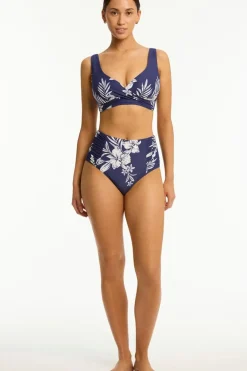 Aloha Cross Front Multifit Bra Top