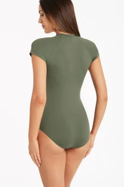 Essentials Short Sleeve Multifit One Piece