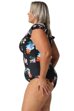 Malibu Frill Sleeve One Piece