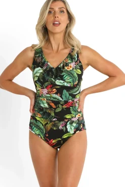 Meka DD/E Mesh Frill One Piece