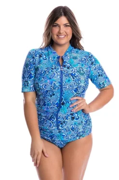 Mermaid Short Sleeve Rash Vest