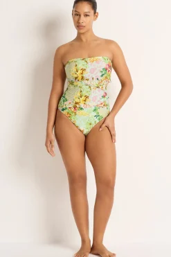 Olympia Spliced Bandeau One Piece