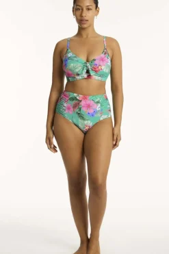 Pacifico High Waist Gathered Side Pant