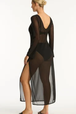 Surf Mesh Long Dress