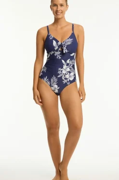 Aloha Tie Front DD/E Cup One Piece