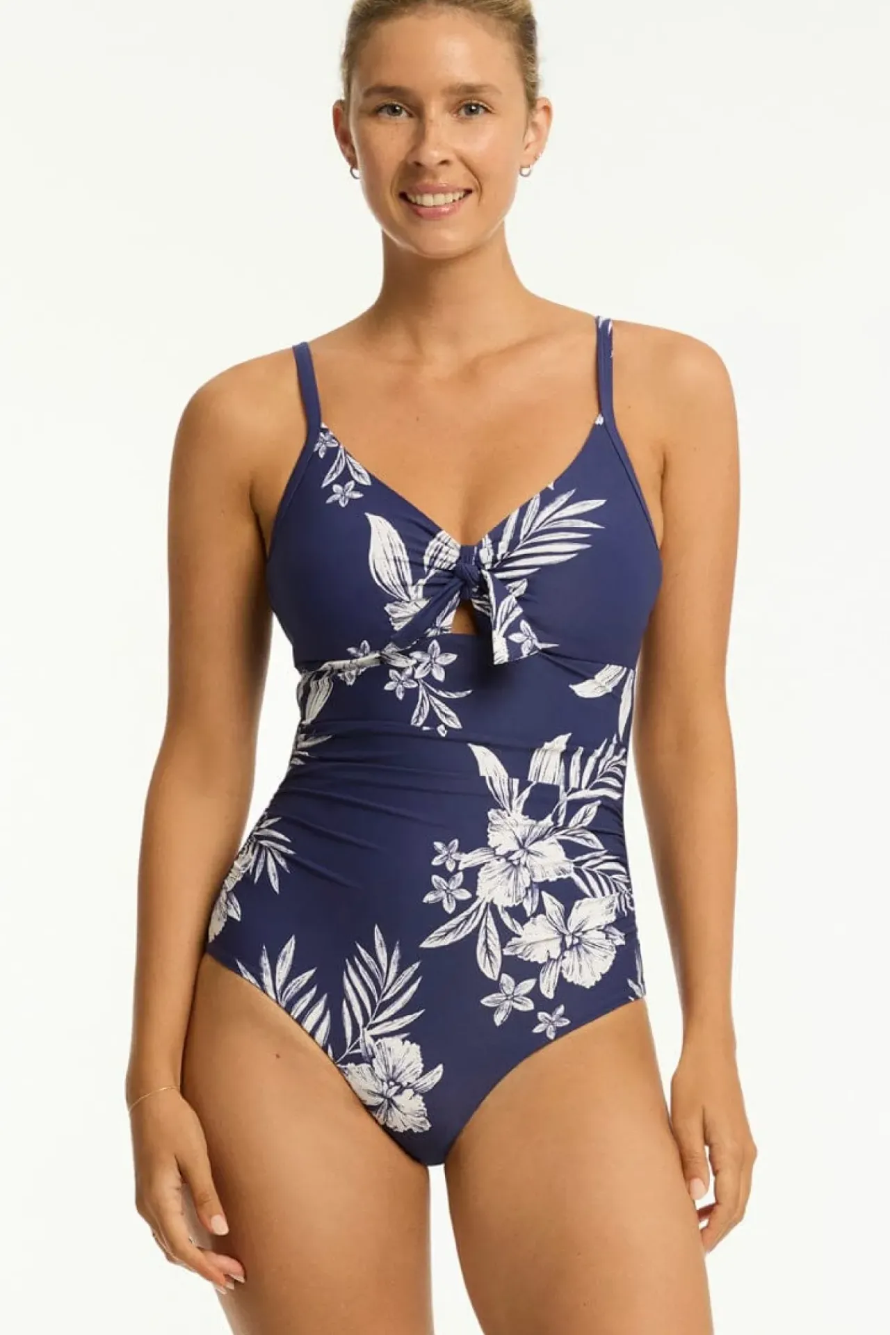 Aloha Tie Front DD/E Cup One Piece