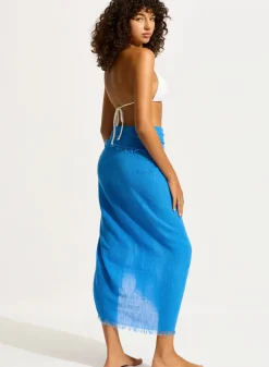 Beach Edit Textured Cotton Beach Wrap