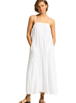 Broderie Maxi Dress