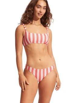 Cabana Gathered Strap Bralette