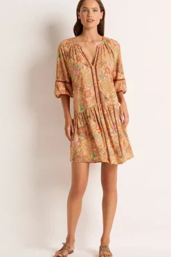 Casa Short Sleeve Shirt Dress
