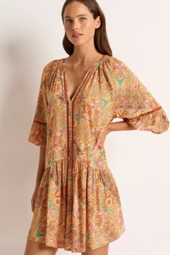 Casa Short Sleeve Shirt Dress