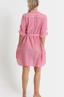 Chains Button Through Dress