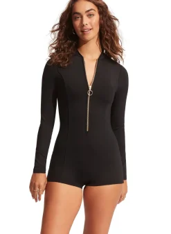 Collective Boyleg Zip Front Surfsuit