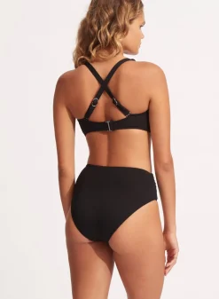 Collective High Waist Wrap Front Pant