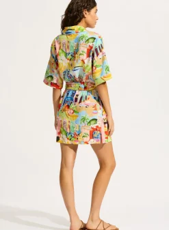Cuba Mini Shirt Dress