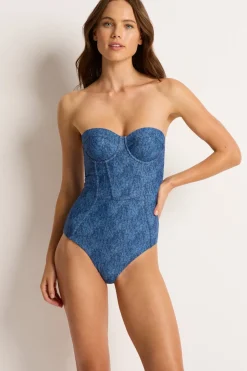 Denny Balconette Bandeau One Piece