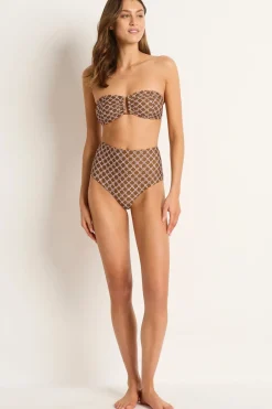 Diva Ruched U Wire Bandeau Bra