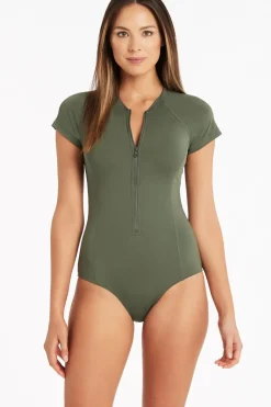 Essentials Short Sleeve Multifit One Piece