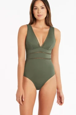 Essentials Spliced One Piece