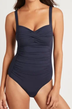 Essentials Twist Front Multifit One Piece