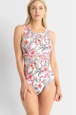 Hamilton Mesh High Neck Mastectomy One Piece