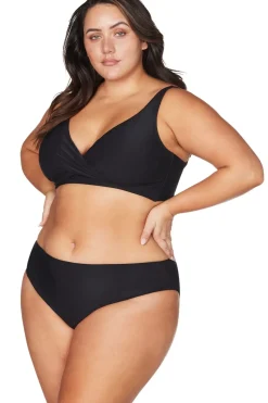 Hues Monet Curve Fit Mide Rise Swim Pant