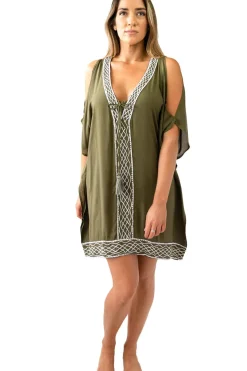 Lacey Embroidered Kaftan