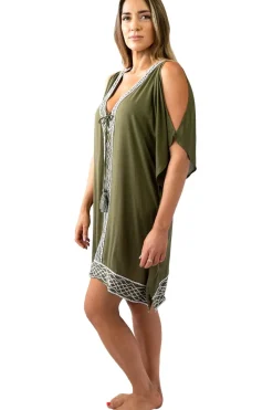 Lacey Embroidered Kaftan