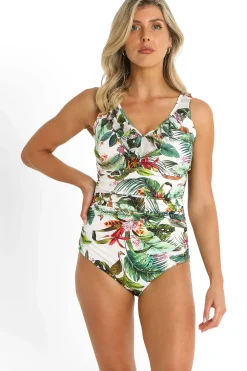 Meka DD/E Mesh Frill One Piece