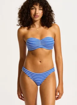 Mesh Effect Bustier Bandeau