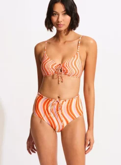 Mod Squad Drawstring Keyhole Bralette