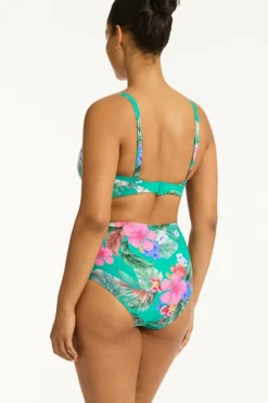 Pacifico High Waist Gathered Side Pant