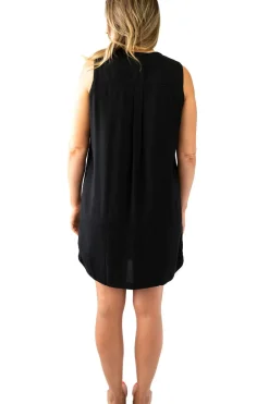 Sally Sleeveless Shirt Dress