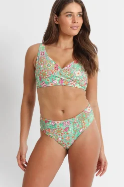 Seville Ruched Mid Rise Pant