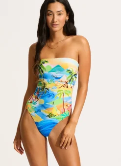 South Pacific Bandeau One Piece