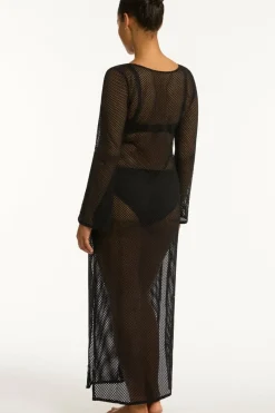 Surf Mesh Long Dress