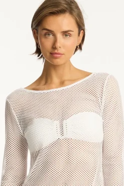 Surf Mesh Long Dress