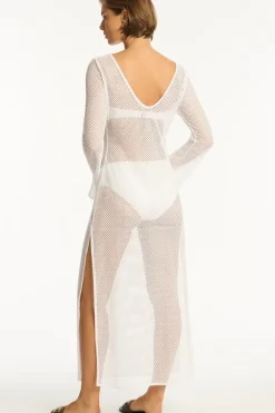 Surf Mesh Long Dress