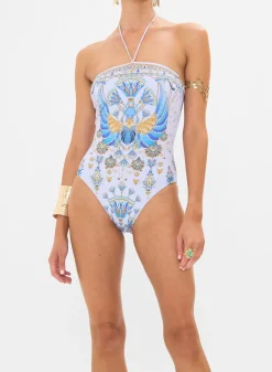Under Scarab Skies Bandeau One Piece